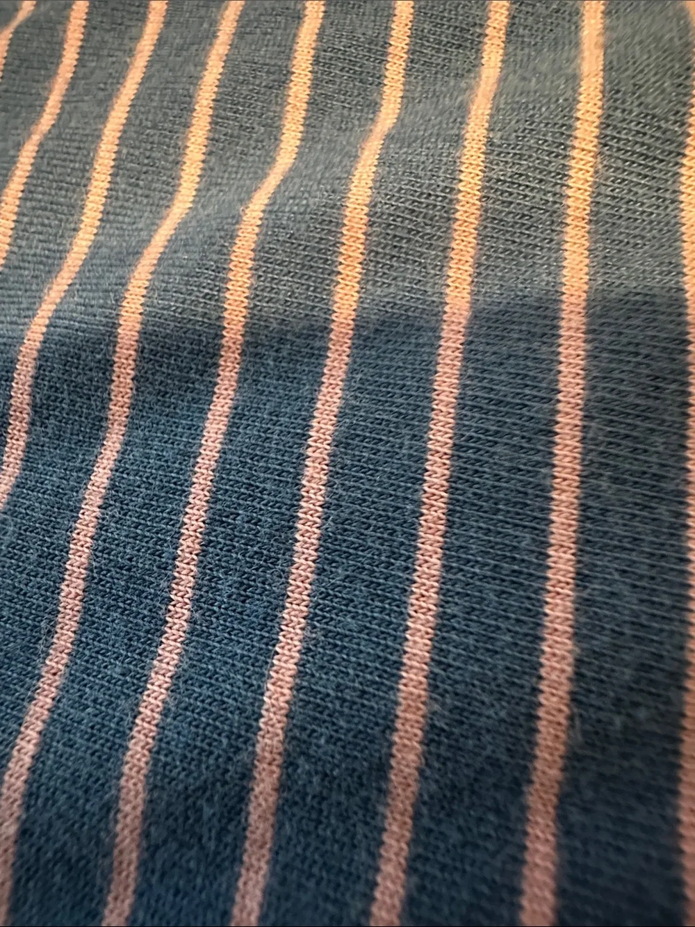 J. Crew Navy and pink Striped men’s Short-Sleeve Crewneck Tee